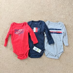 Tommy Hilfiger Long Sleeve Onesie